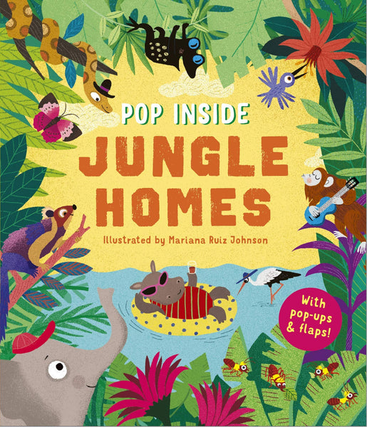 Pop Inside: Jungle Homes - Hardback