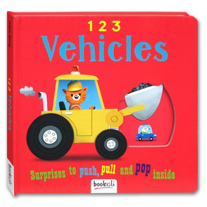 Vehicles 123 (Push, Pull, Pop, Learn!) - Kool Skool The Bookstore