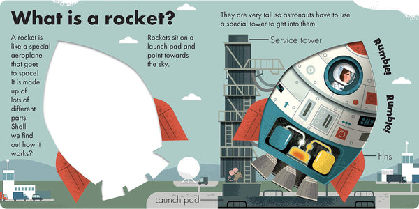 How It Works : Rocket - Board Book