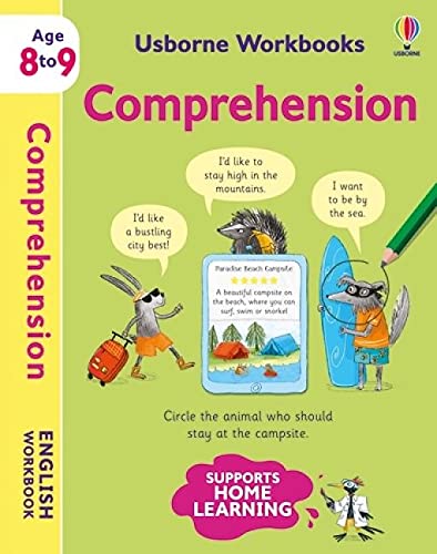 Usborne Workbooks : Comprehension 8-9 - Paperback