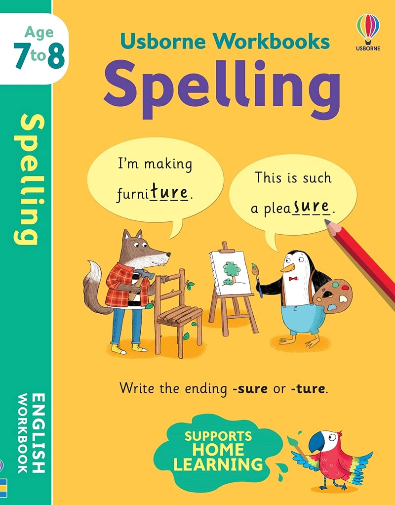 Usborne Workbooks : Spelling 8-9 - Paperback