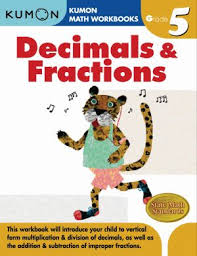 Kumon Workbooks Decimals & Fractions Grade 5 - Paperback