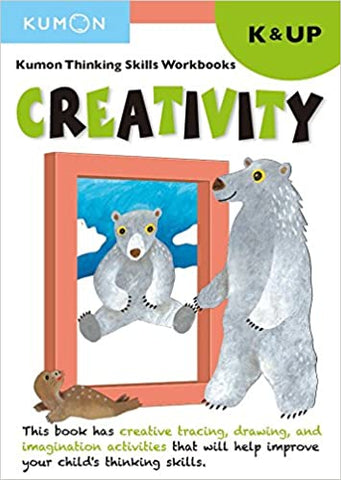Kumon Thinking Skills Workbooks Kindergarten Creativity K & UP - Paperback