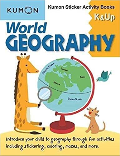 World Geography: Kumon Sticker Activity Books K & Up - Paperback