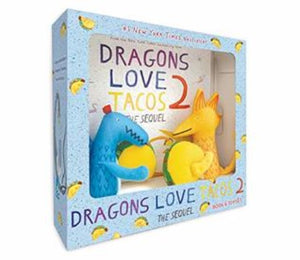 Dragons Love Tacos 2 Book and Toy Set - Hardback - Kool Skool The Bookstore