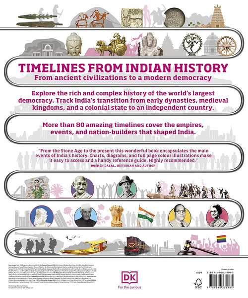 Timelines from Indian History: From ancient civilizations to a Modern democracy - Hardback