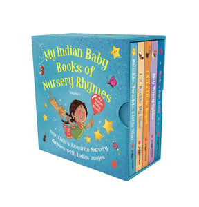 My Indian Baby Book of Nursery Rhymes Vol 1 (Boxset of 5 Books): Box set 1 - Board book