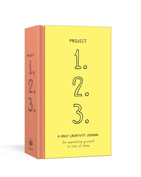 Project 1, 2, 3: A Daily Creativity Journal for Expressing Yourself in Lists of Three Diary - Hardback