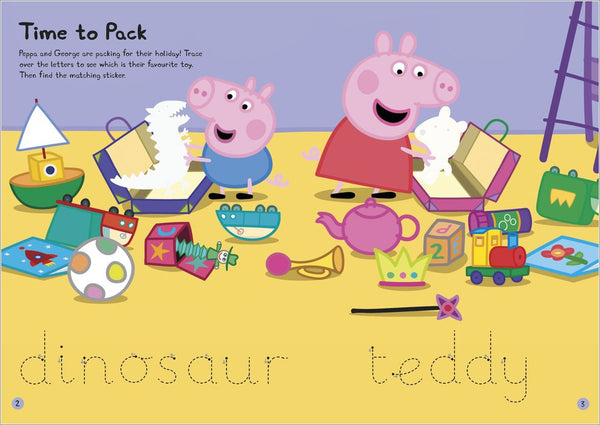 Peppa Pig : Happy Holiday Sticker Book - Paperback