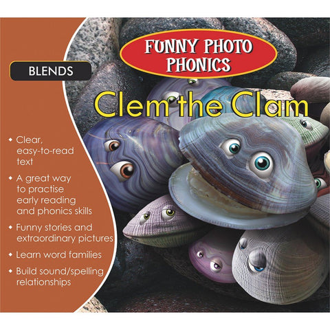 Funny Photo Phonics Clem The Clam - Paperback