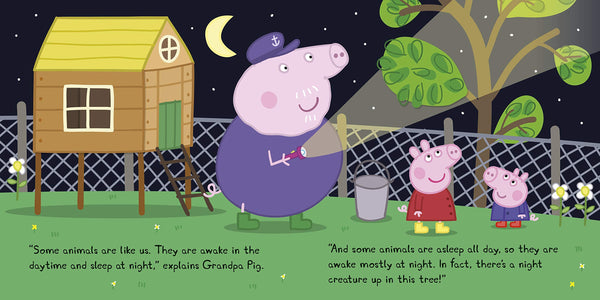 Peppa Pig: Night Creatures: A Lift-the-Flap Book - Boardbook