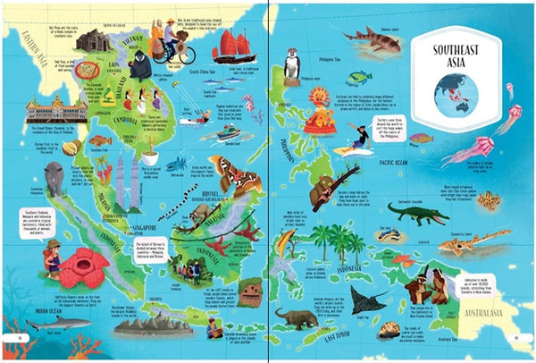 Usborne Big Picture Atlas - Hardback