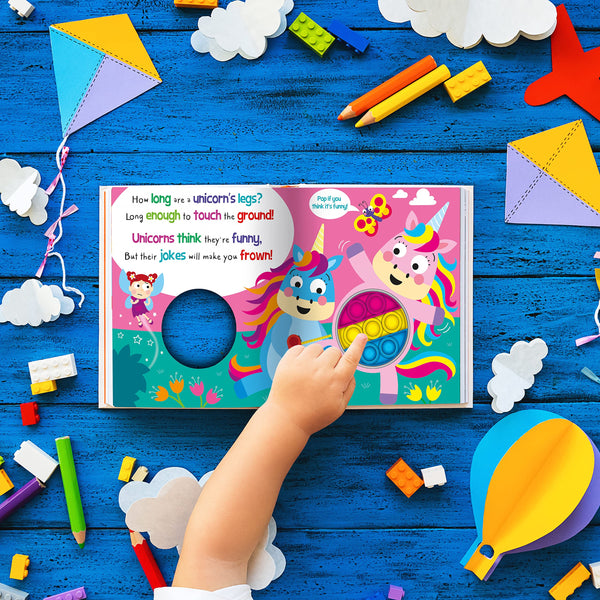 Push Pop Bubble : Unicorny Forever! - Board Book