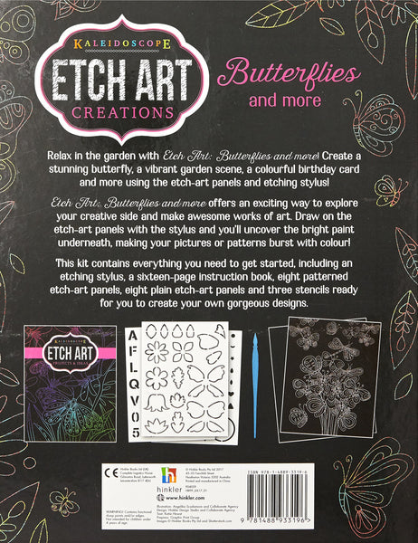 Kaleidoscope Etch Art Creations : Butterflies and More - Paperback