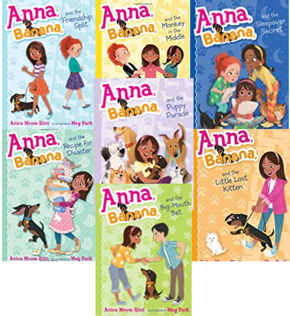 Anna Banana Collection of 7 books - Paperback