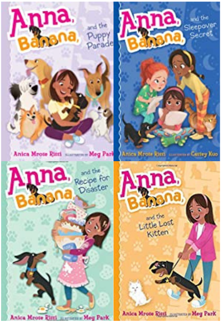 Anna Banana  Set Of 4 Books (Parts 4 to 7) : Paperback
