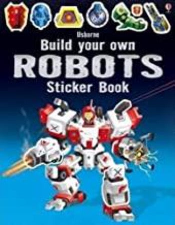 Build Your Own Robots Sticker Book - Kool Skool The Bookstore