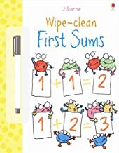 Usborne Wipe - Clean : First Sums - Kool Skool The Bookstore