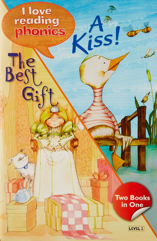 I Love Reading Phonics Level # 1 : A Kiss & The Best Gift - Paperback