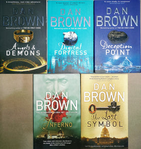 Dan Brown Set Of 5 Books - Paperback