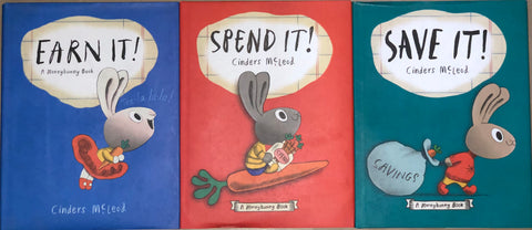 A Moneybunny Book Series (3 books) - Hardback