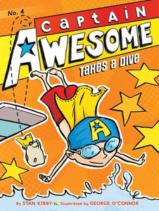 Captain Awesome #4 : Captain Awesome Takes a Dive - Paperback - Kool Skool The Bookstore