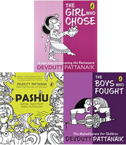 Devdutt Pattanaik Collection (Mythology For Kids ) Set Of 3 Books - Paperback