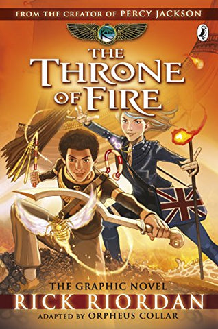 The Kane Chronicles: The Throne of Fire: The Graphic Novel - Kool Skool The Bookstore