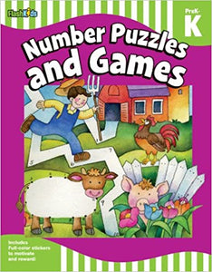 Number Puzzles and Games: Grade Pre-K-K - Kool Skool The Bookstore