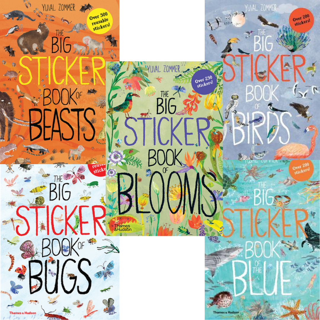 Yuval Zommer Sticker Books Collection - Paperback
